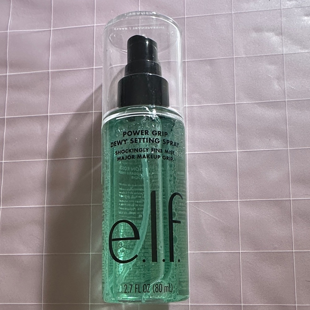 e.l.f. Power Grip Dewy Setting Spray - Green